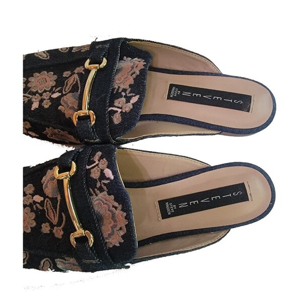 Floral Embroidery on Denim - Mules by Steve Madden (Sz 7.5) - Picture 5 of 7